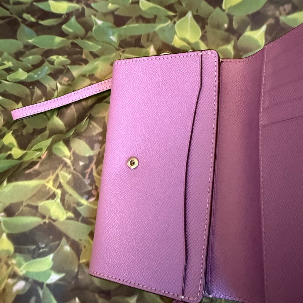 Coach Purple Women's Wristlet - Picture 8 of 10